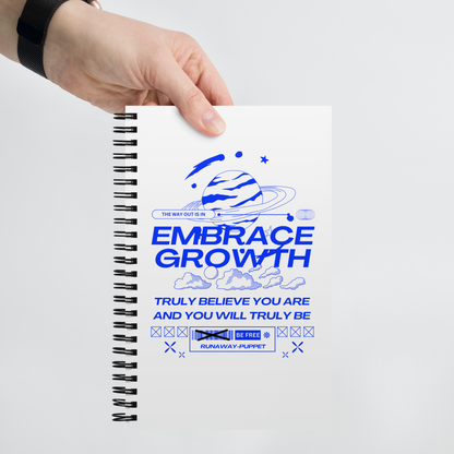 Embrace Growth Spiral Notebook 5x8