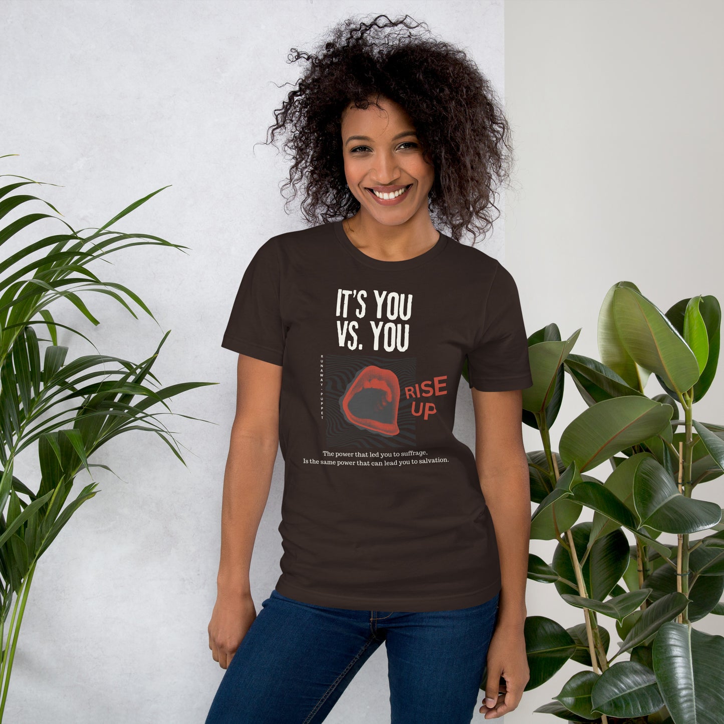 "You vs. You Rise Up" Unisex t-shirt