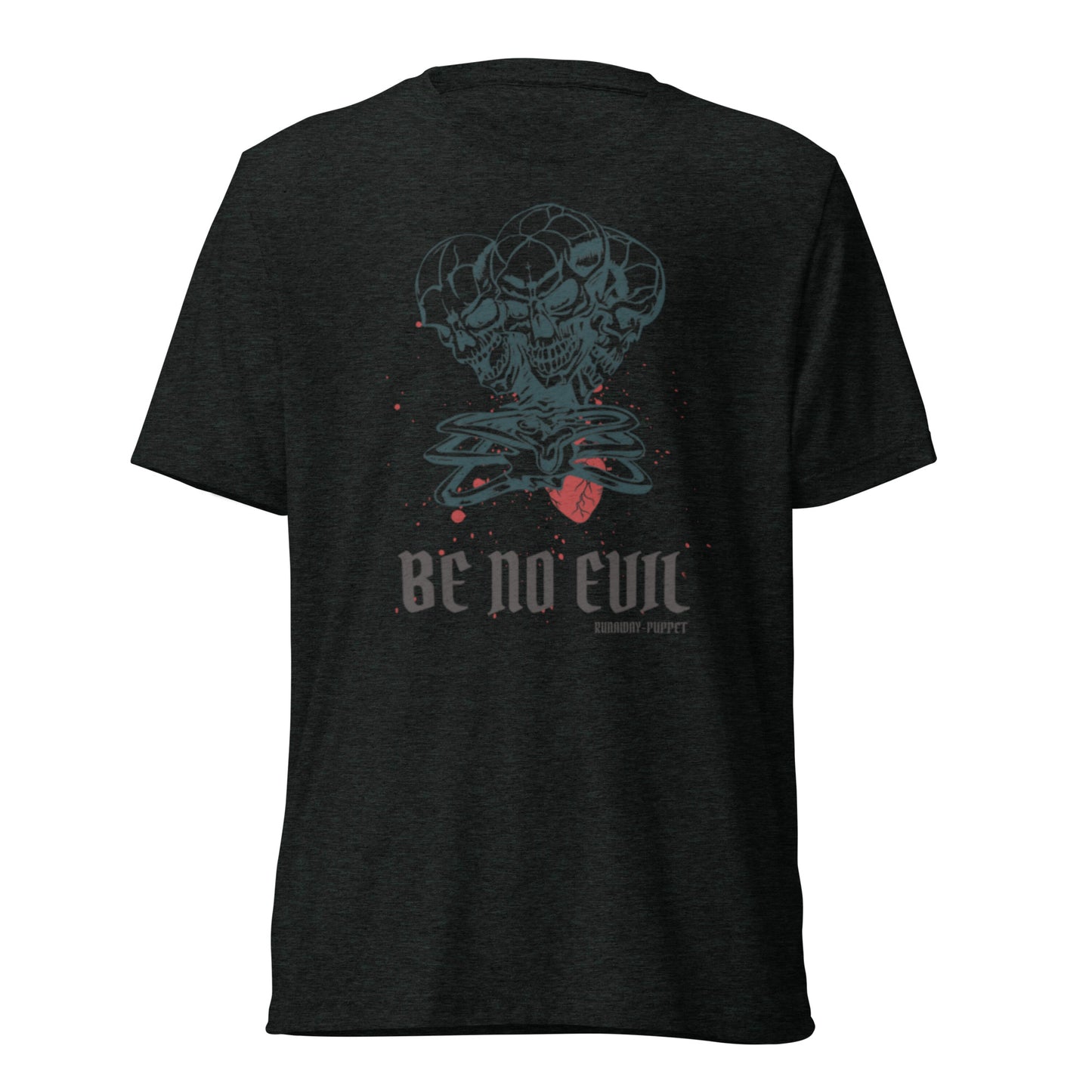 "Be No Evil" Short Sleeve Tri-blend Unisex T-Shirt