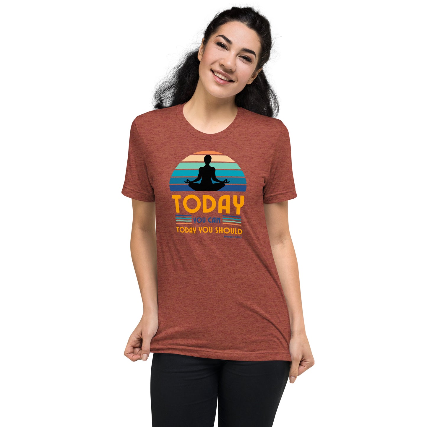 "Today You Can" Unisex Tri-Blend Short Sleeve T-Shirt