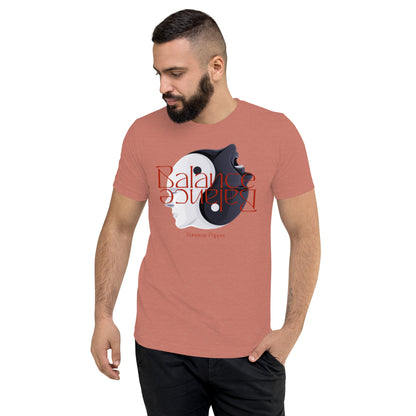 "Balance" Short Sleeve Tri-Blend Unisex T-Shirt