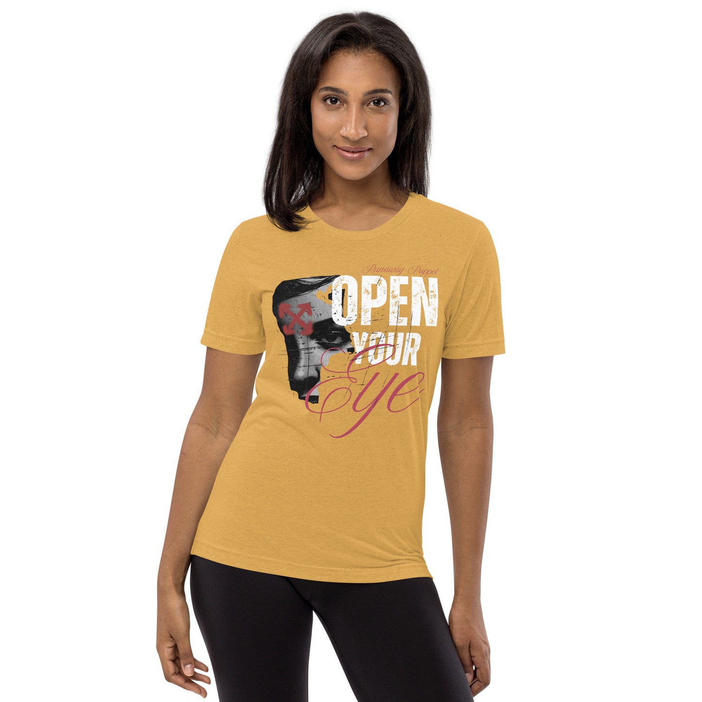 "Open Your Eye" Unisex Tri-blend Short Sleeve T-Shirt