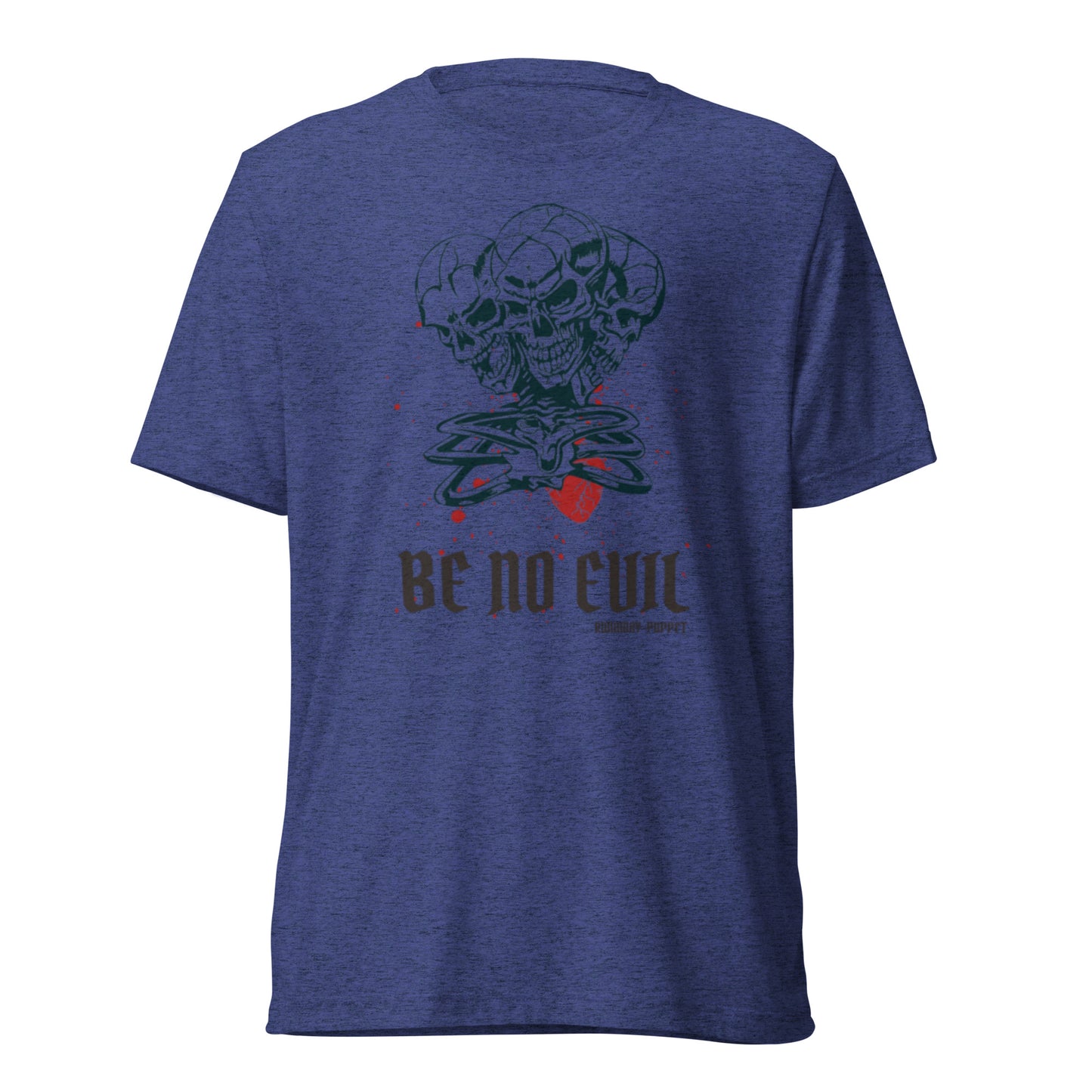 "Be No Evil" Short Sleeve Tri-blend Unisex T-Shirt