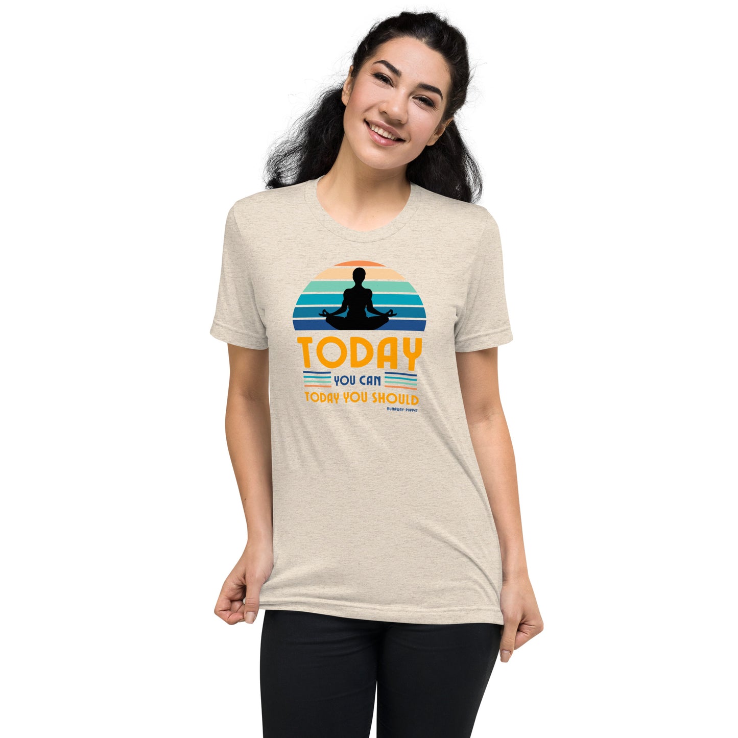 "Today You Can" Unisex Tri-Blend Short Sleeve T-Shirt