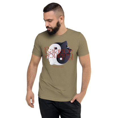 "Balance" Short Sleeve Tri-Blend Unisex T-Shirt