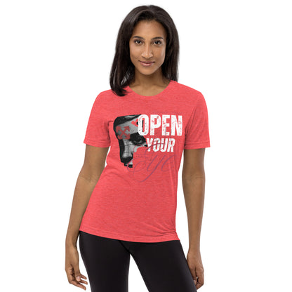 "Open Your Eye" Unisex Tri-blend Short Sleeve T-Shirt