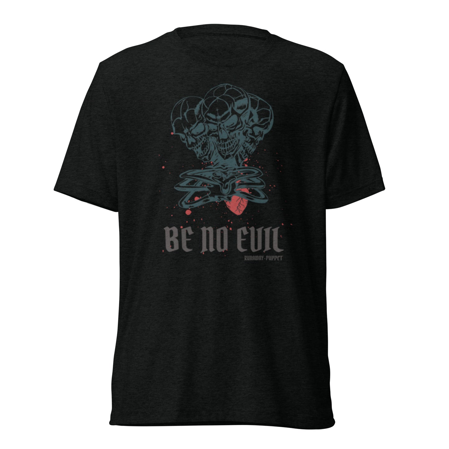 "Be No Evil" Short Sleeve Tri-blend Unisex T-Shirt