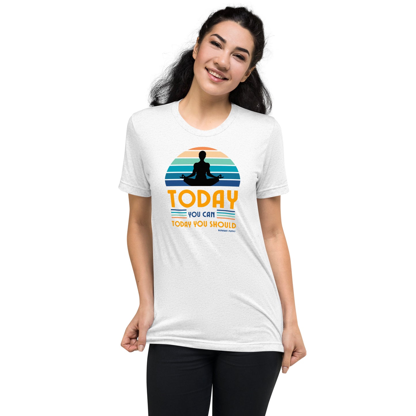 "Today You Can" Unisex Tri-Blend Short Sleeve T-Shirt