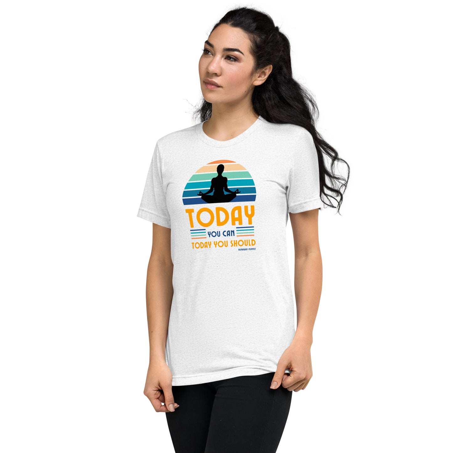 "Today You Can" Unisex Tri-Blend Short Sleeve T-Shirt