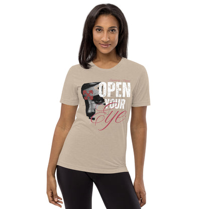 "Open Your Eye" Unisex Tri-blend Short Sleeve T-Shirt