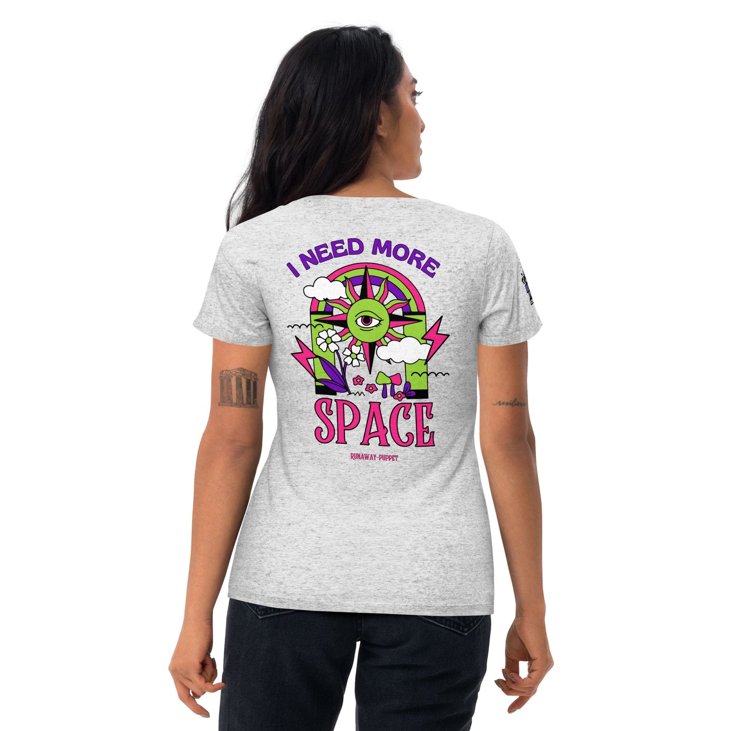 "I Need More Space"  Short Sleeve Tri-blend T-Shirt